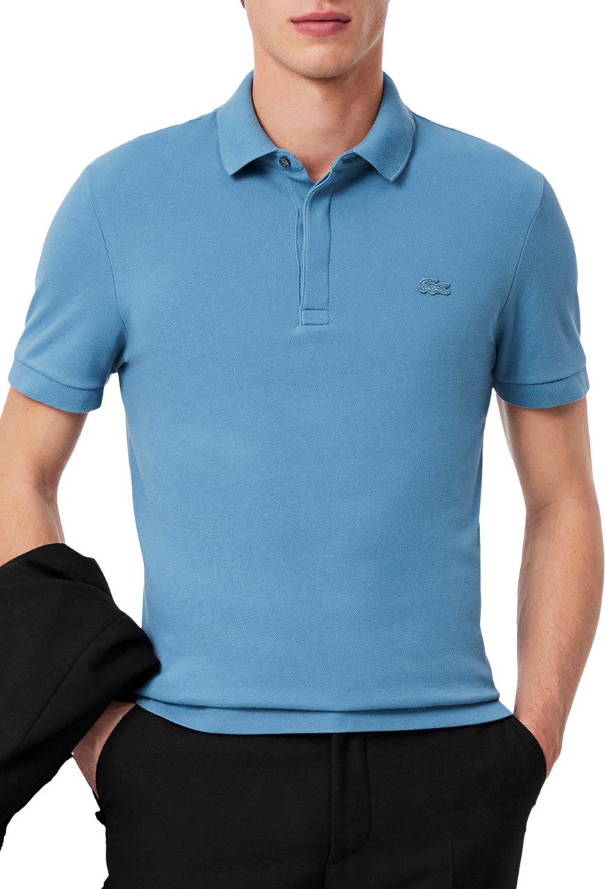 Lacoste Polo Bleu Blauw