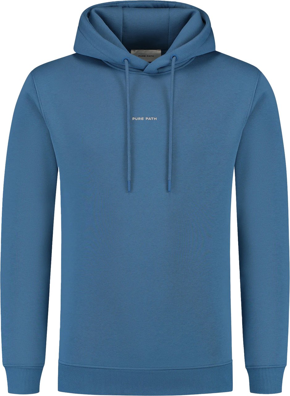 Pure Path Essential hoodie Blauw