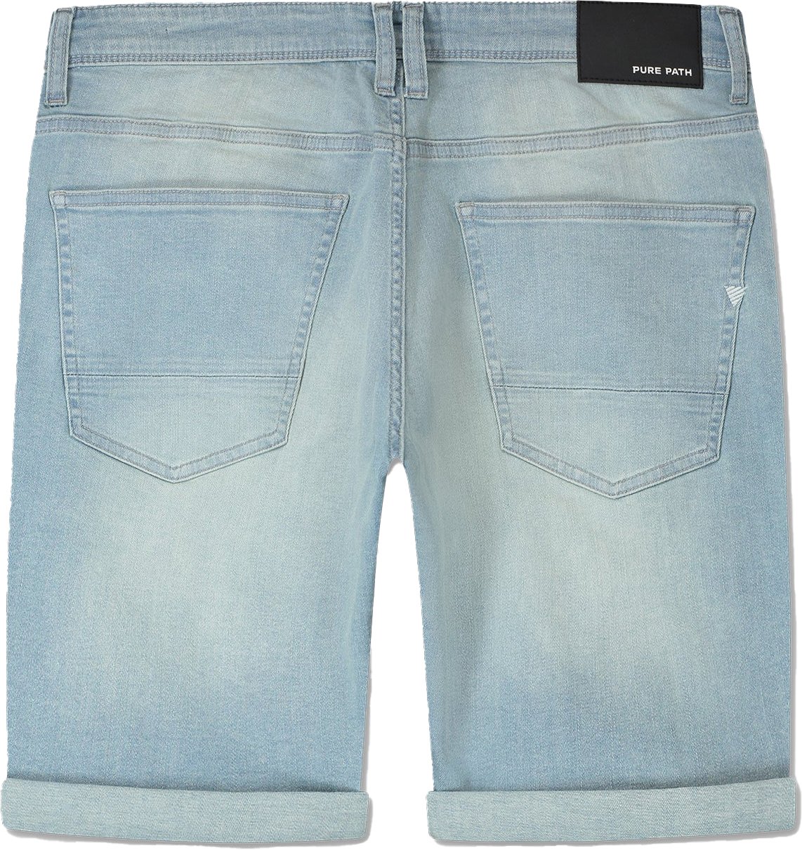 Pure Path The Steve Skinny Fit Shorts Blauw