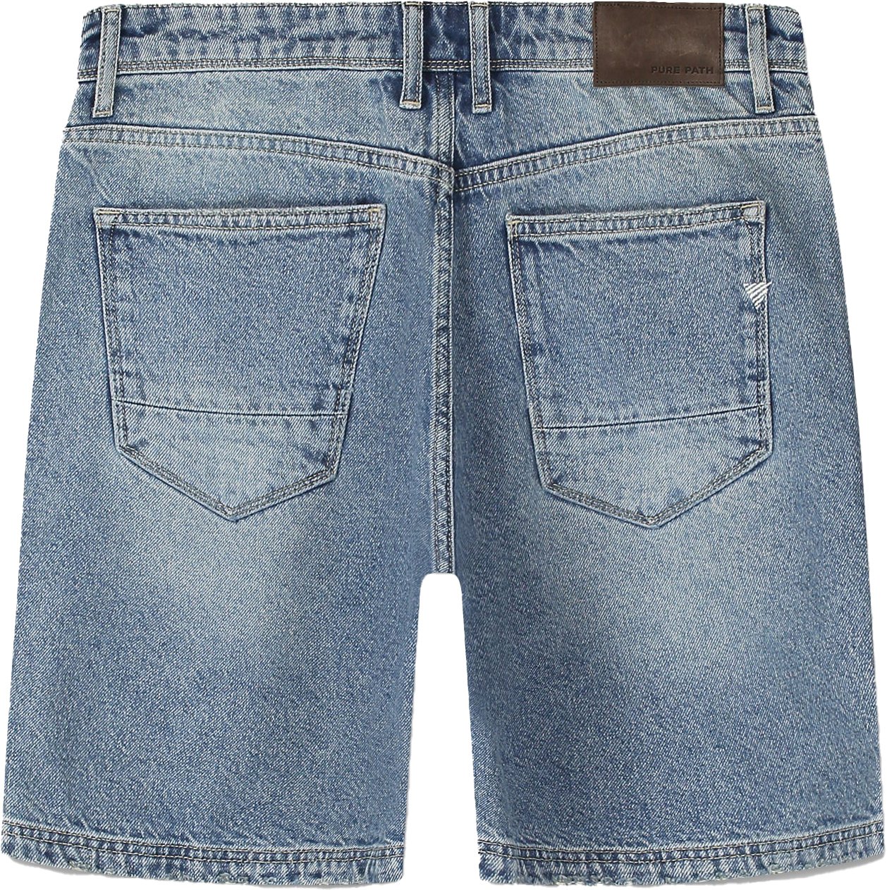 Pure Path The Owen Regular Fit Shorts Blauw