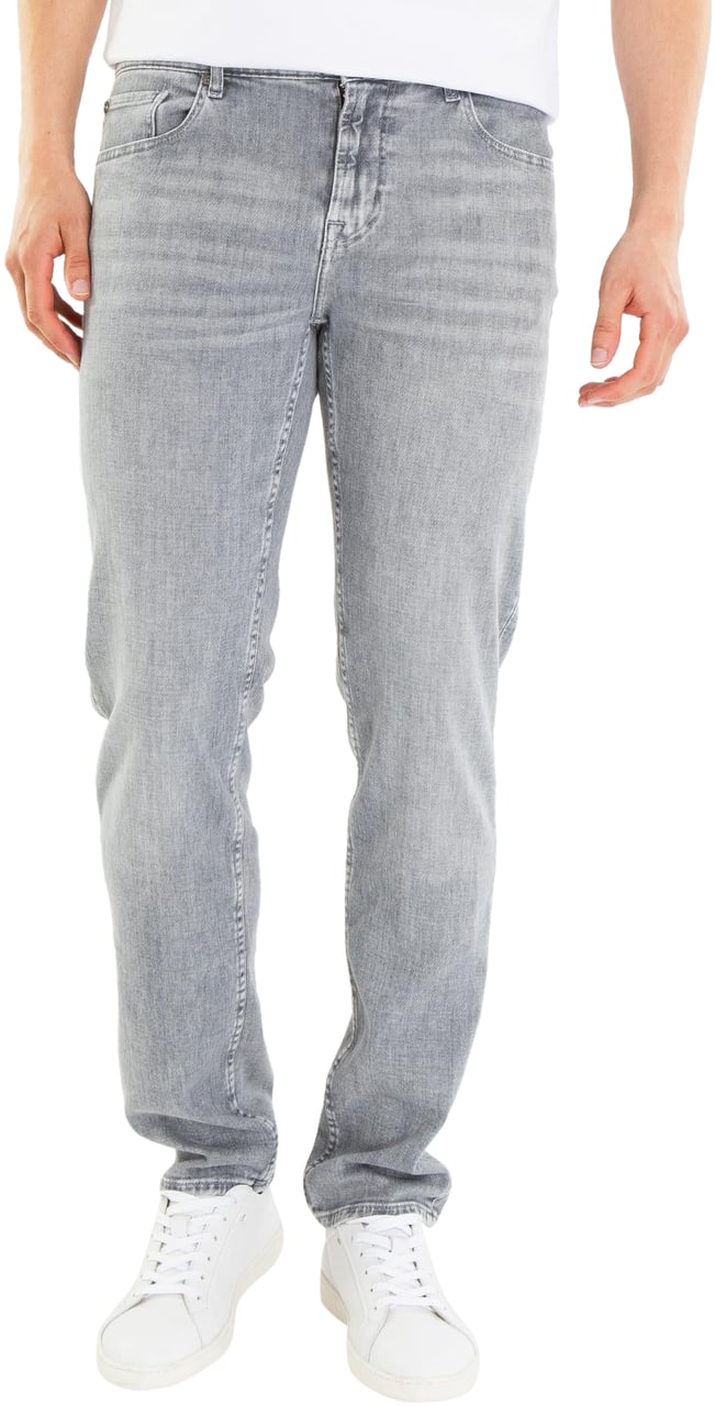 7 For All Mankind Heren Slimmy Bauhaus Jeans Grijs Grijs