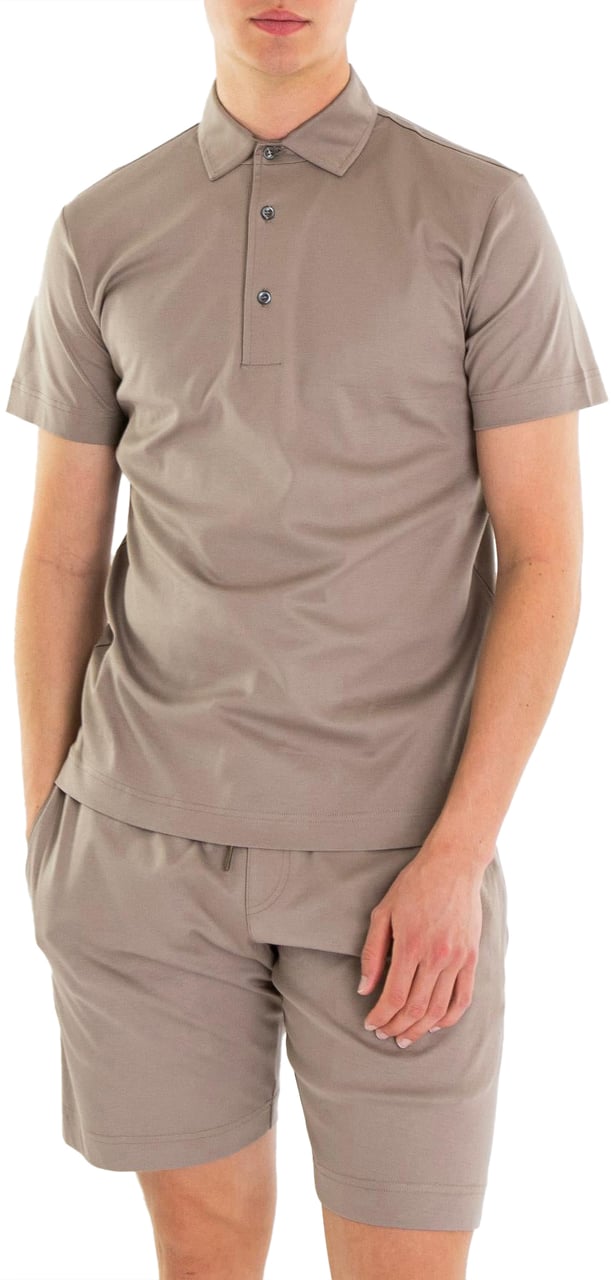 Valenza Heren Supima Polo Schiller Grijs Grijs