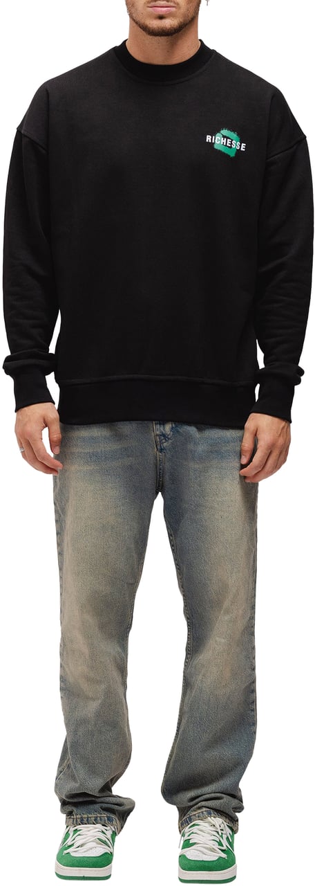 Richesse DREAM SWEATER BLACK Zwart