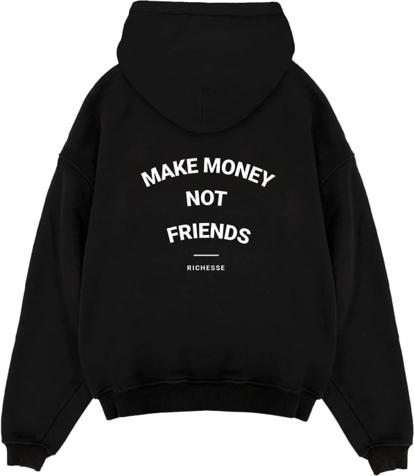 Richesse MAKE MONEY ZIPPER Zwart
