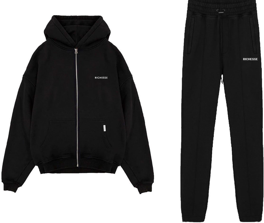 Richesse ZIPPER SET Zwart