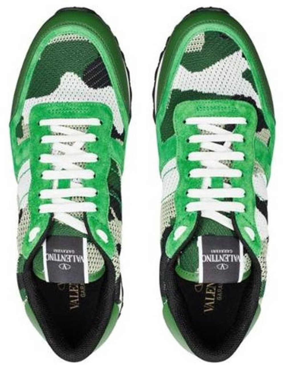 Valentino Sneakers Darkgreen Donkergroen