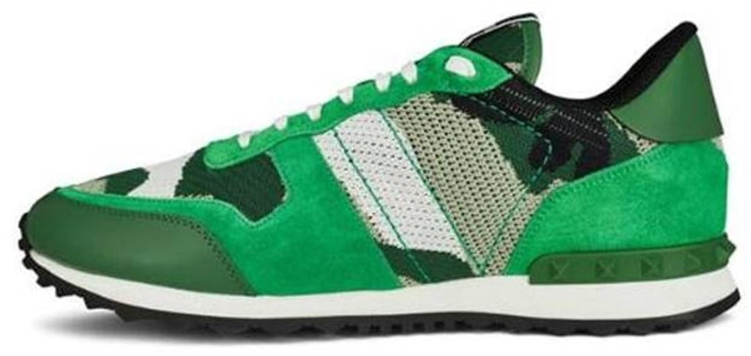 Valentino Sneakers Darkgreen Donkergroen