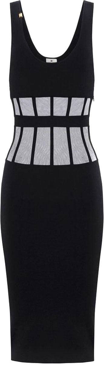 Elisabetta Franchi Dresses Black Zwart