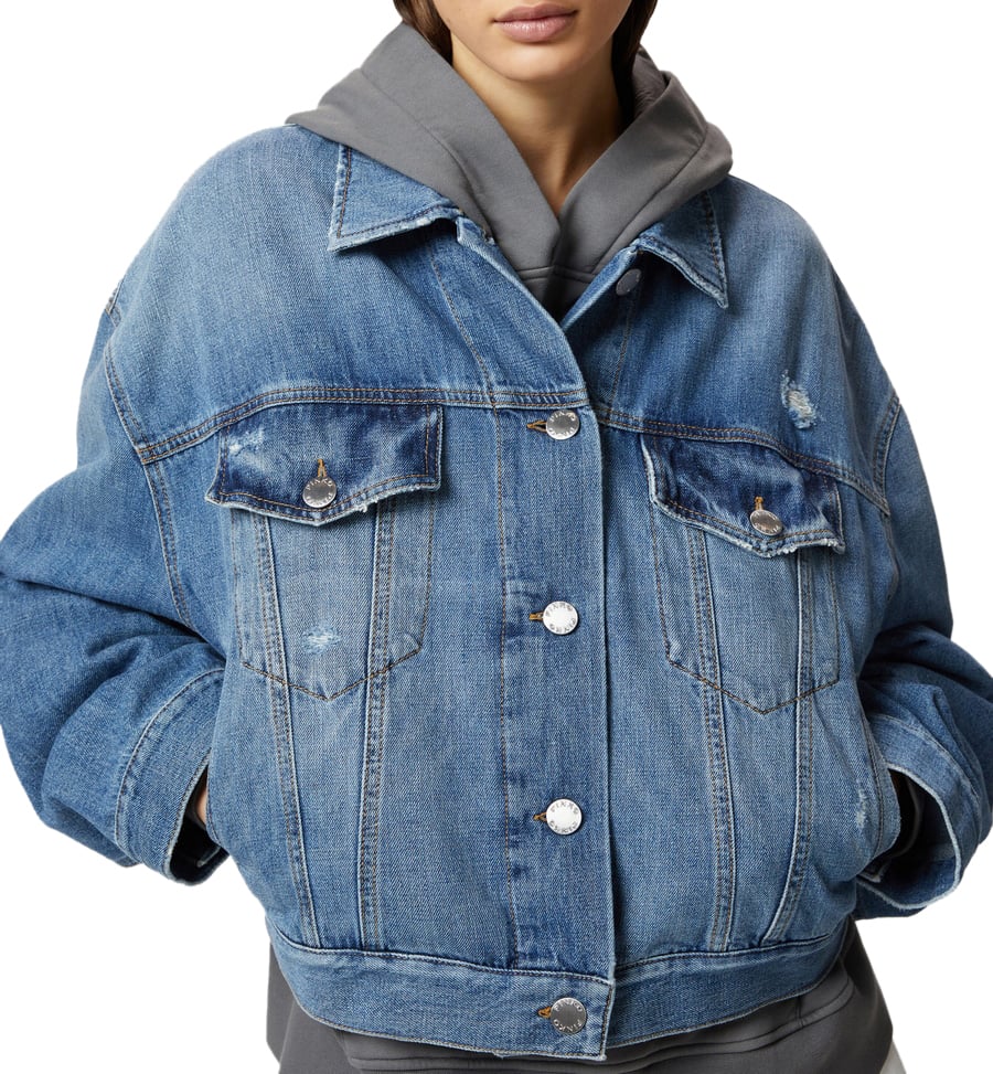 Pinko Denim jacket 'Gaborone' Blauw