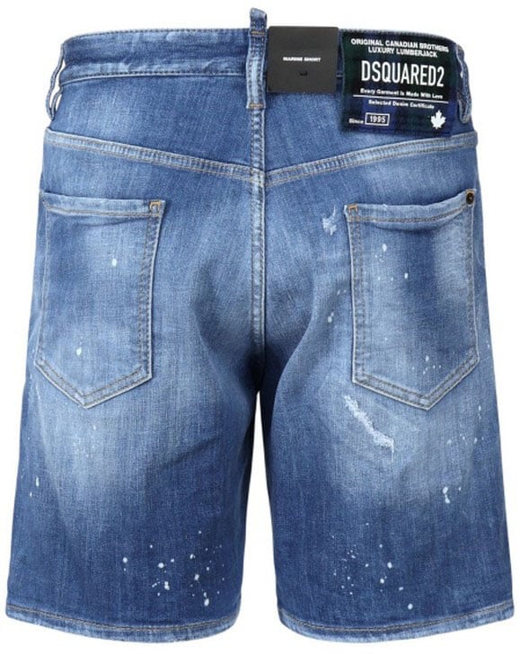 Dsquared2 Shorts Denim Blauw