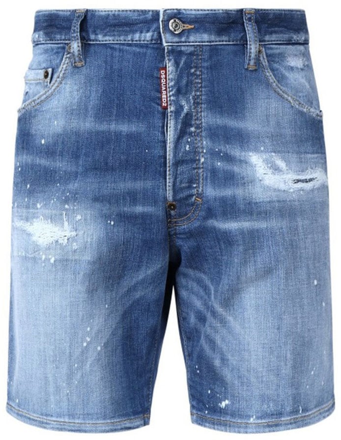 Dsquared2 Shorts Denim Blauw