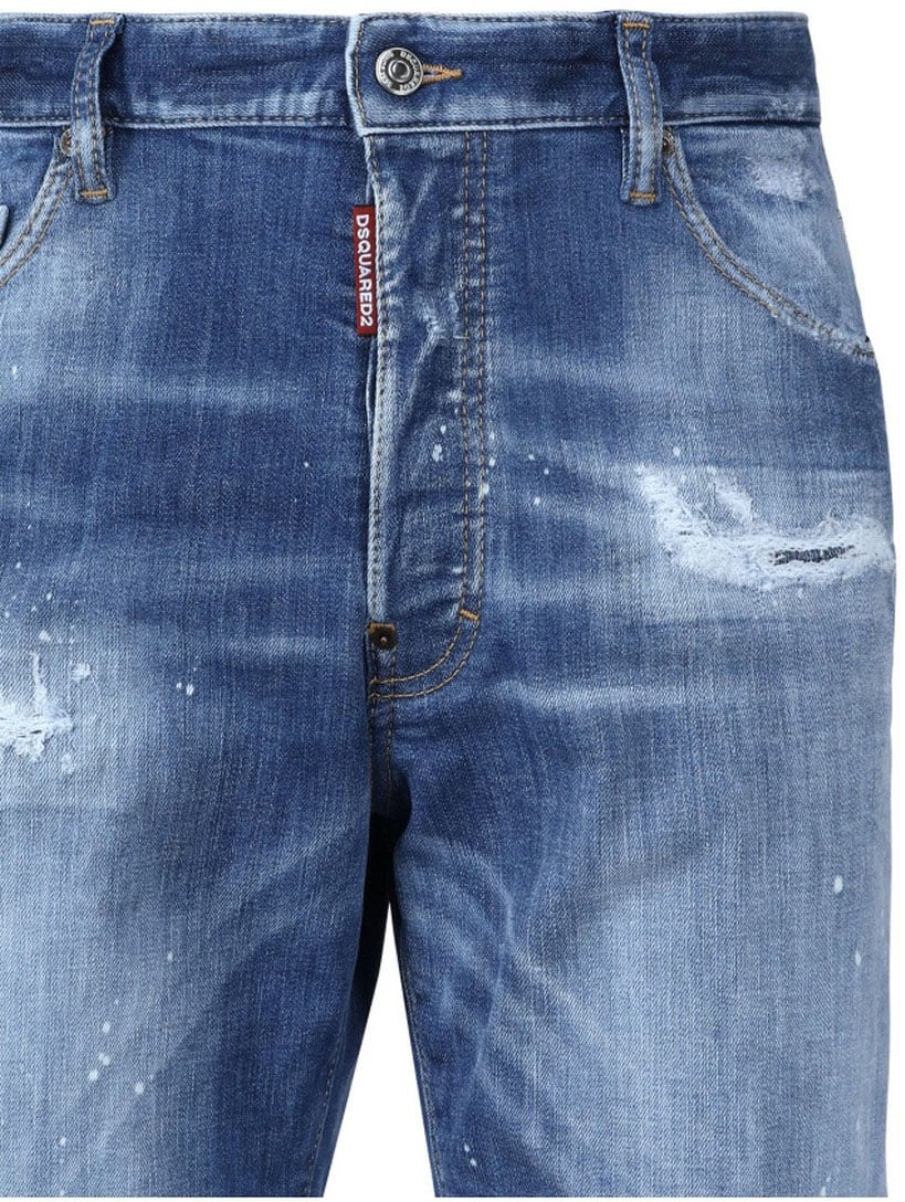 Dsquared2 Shorts Denim Blauw