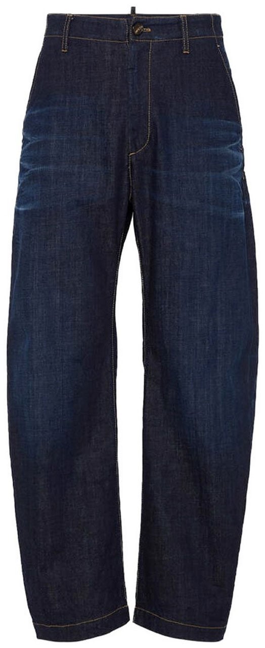 Dsquared2 Trousers Denim Blauw