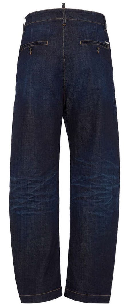 Dsquared2 Trousers Denim Blauw