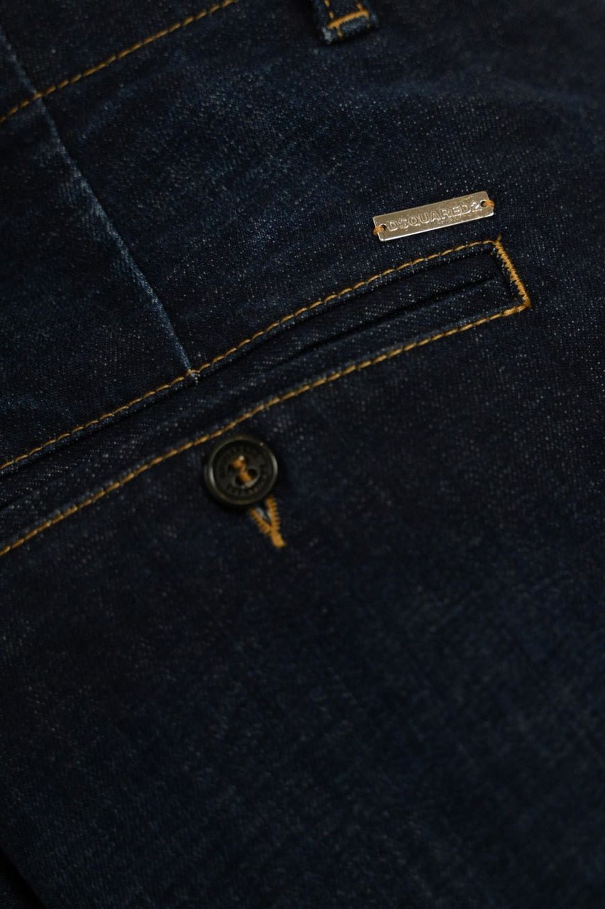 Dsquared2 Trousers Denim Blauw