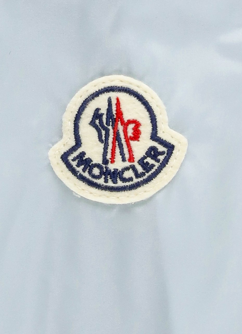 Moncler Coats Light Blue Blauw