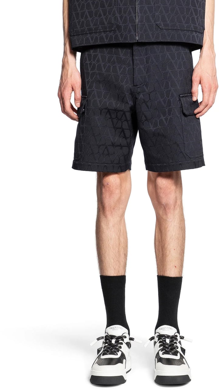 Valentino Valentino Garavani Toile Iconographe shorts Blauw