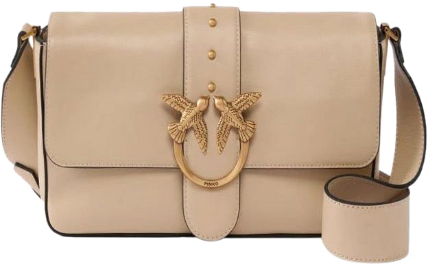 Pinko Crossbody bag 'Love One Classic' Beige