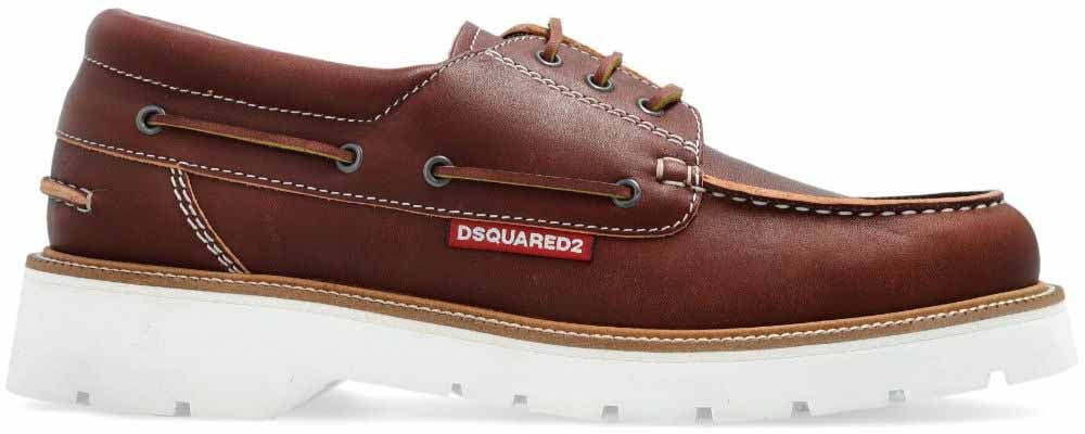 Dsquared2 Flat Shoes Brown Bruin