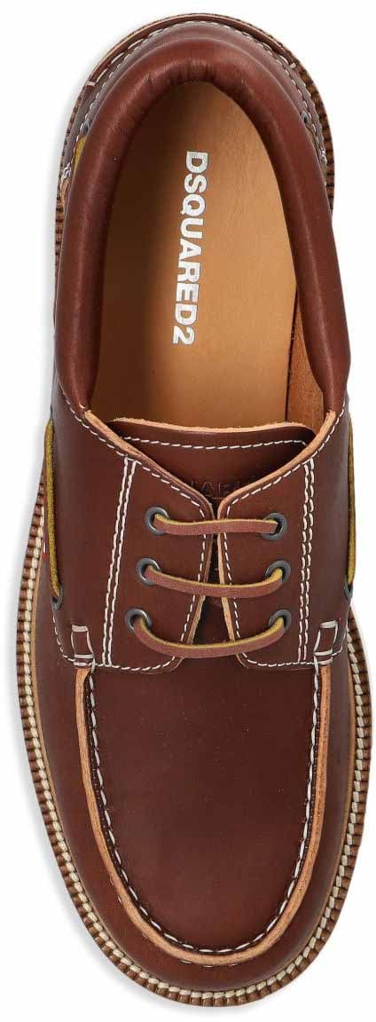 Dsquared2 Flat Shoes Brown Bruin