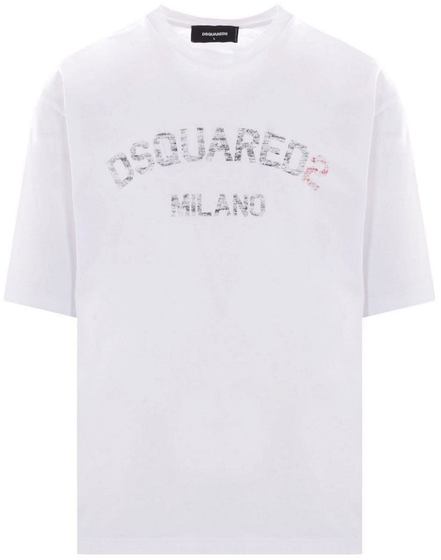 Dsquared2 T-Shirt Loose Fit Wit
