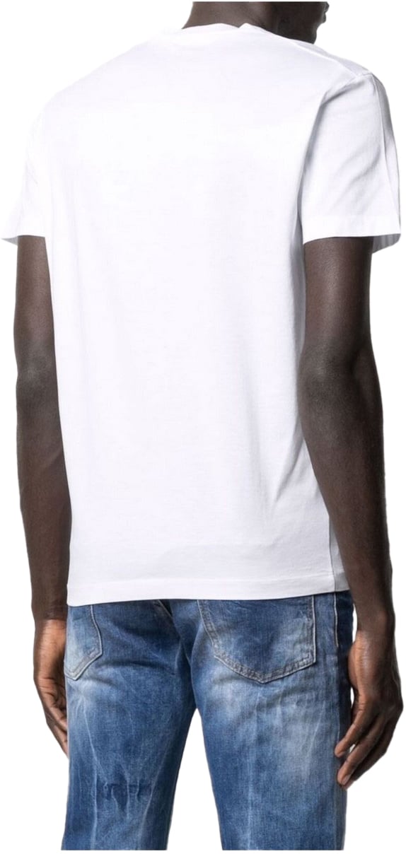 Dsquared2 T-Shirt con Logo Wit