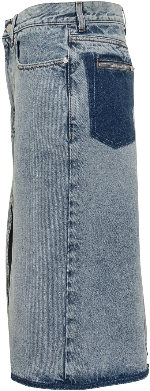 Stella McCartney Gonna Midi Vintage Blauw