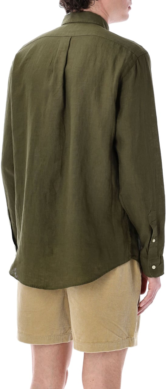 Ralph Lauren Custom Fit Shirt Verde Groen