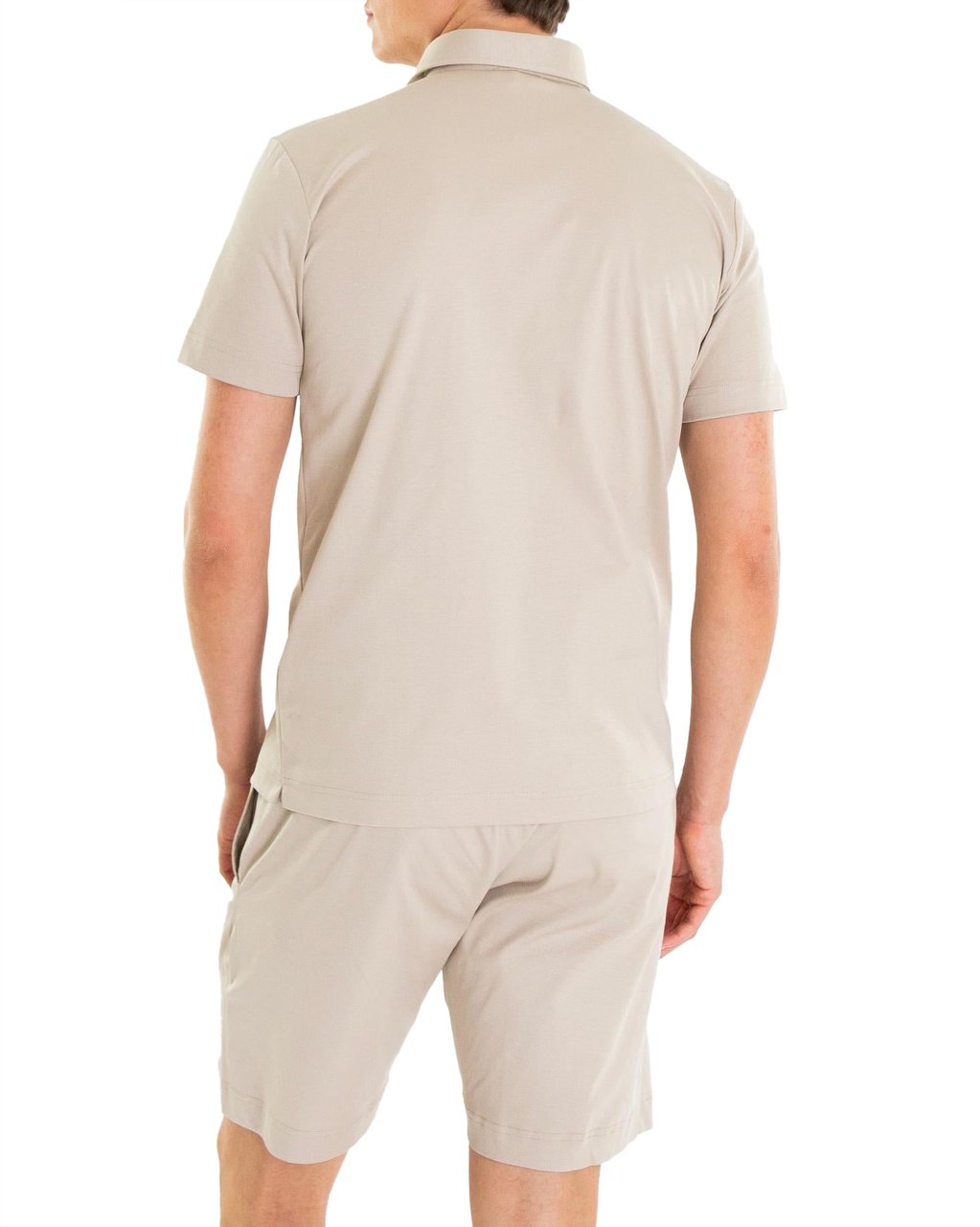 Valenza Heren Interlock Supima Shirt Beige Beige
