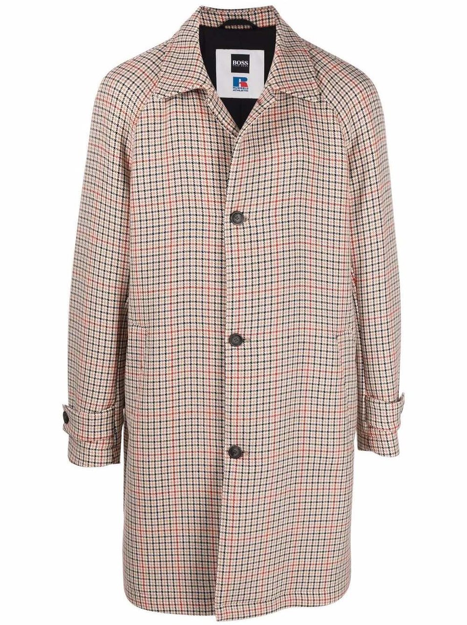 Boss X Russell Athletic Dejam Houndstooth Coat Divers