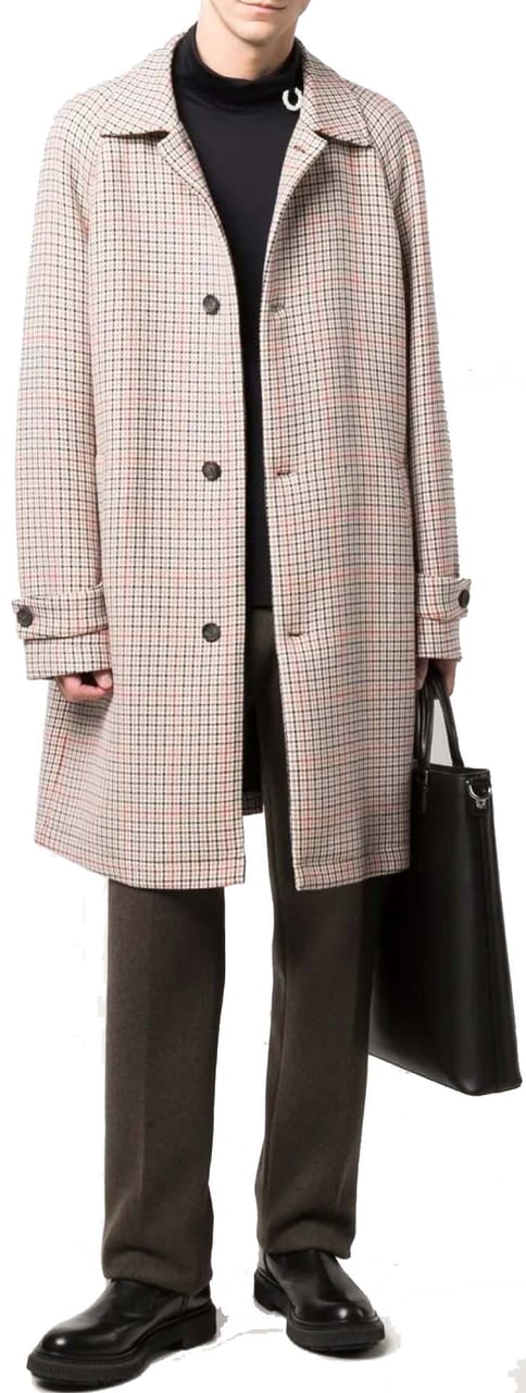 Boss X Russell Athletic Dejam Houndstooth Coat Divers