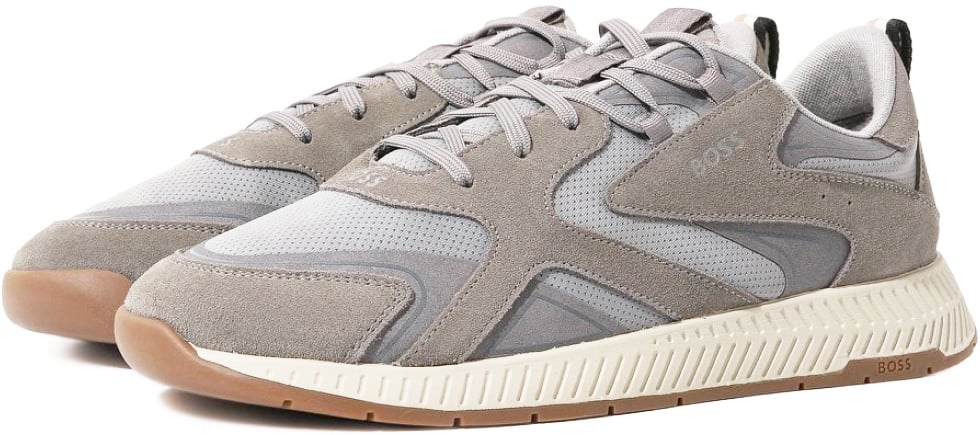 Boss Titanium Runner Sneakers Grijs