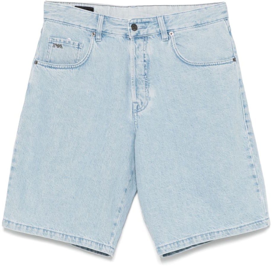 Emporio Armani Shorts Clear Blue Blauw