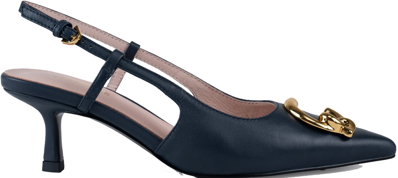 Coccinelle With Heel Blue Blauw