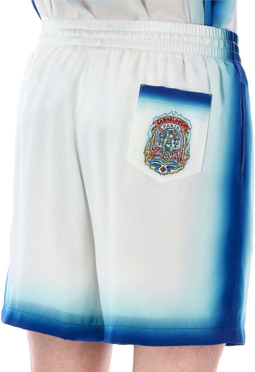 Casablanca Casa Skate Short White Mix Wit