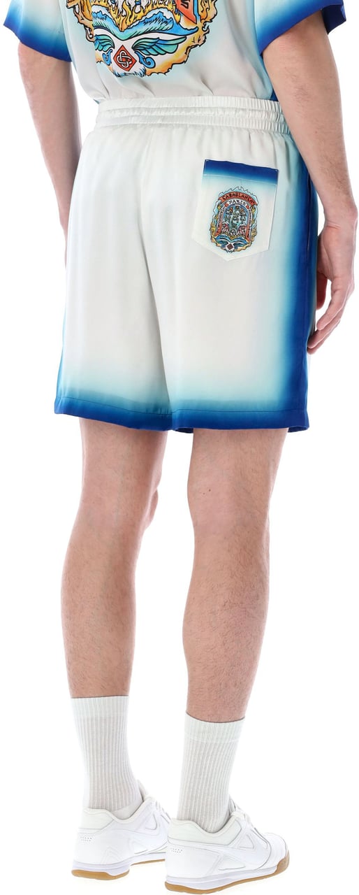 Casablanca Casa Skate Short White Mix Wit