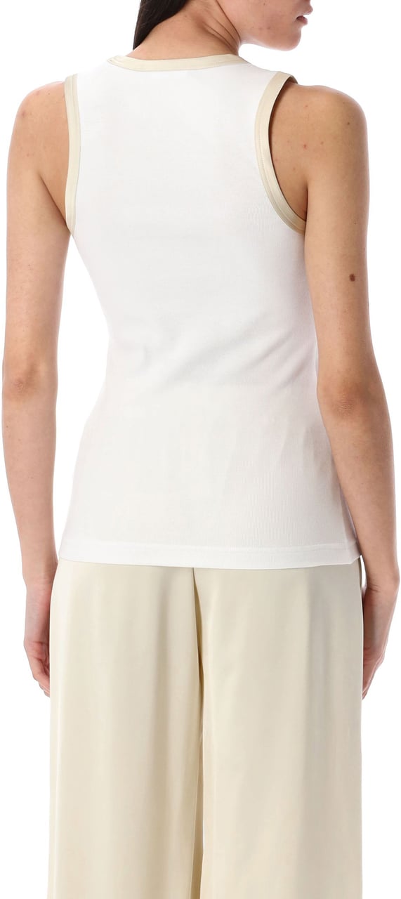 Fabiana Filippi Tank Top Bianco Wit