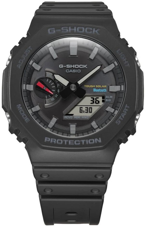 G-Shock G-Shock Horloge GA-B2100-1AER Digitaal Analoog Zwart Divers