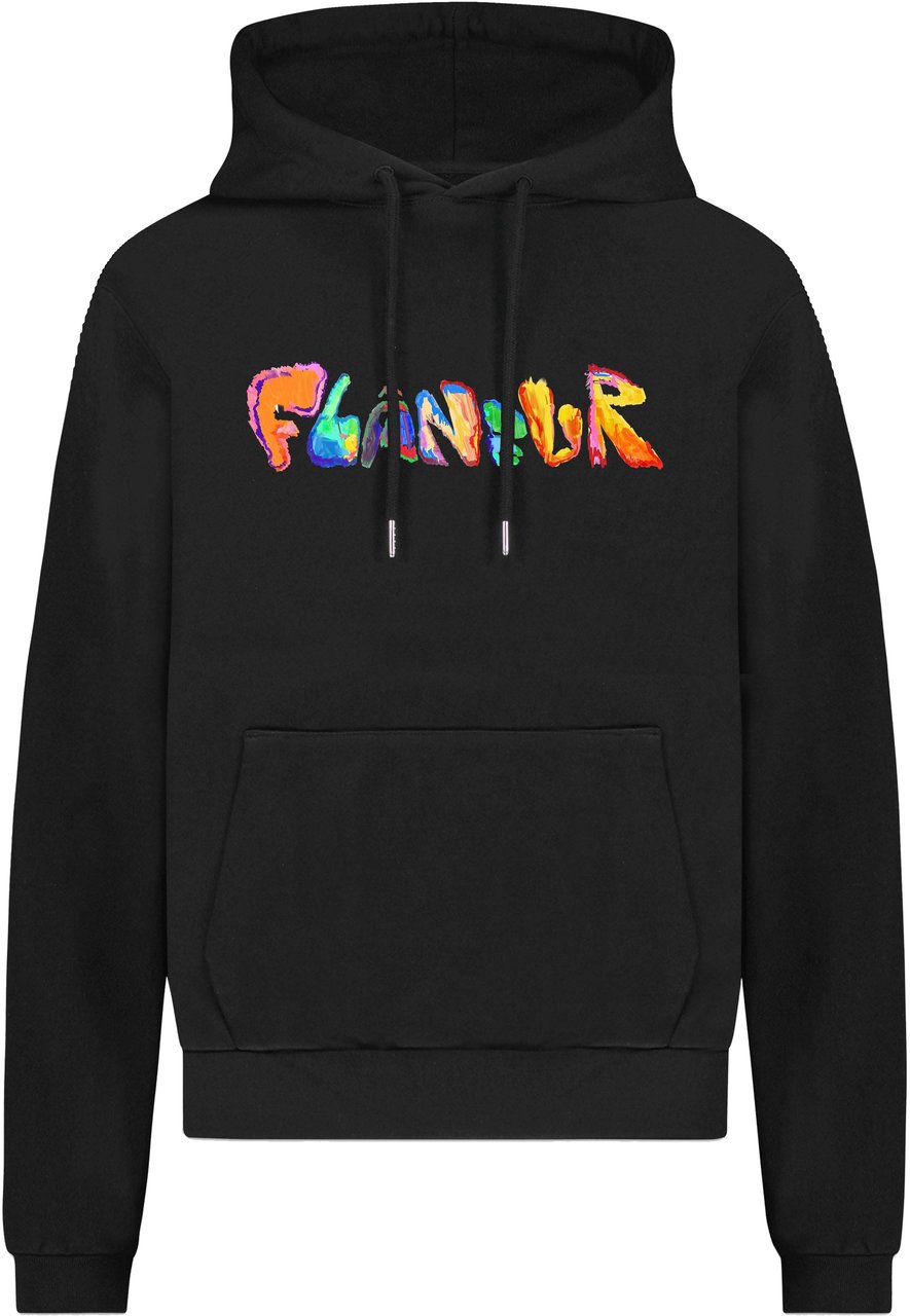 FLÂNEUR Markerstift Hoodie (500GSM) | Black Zwart