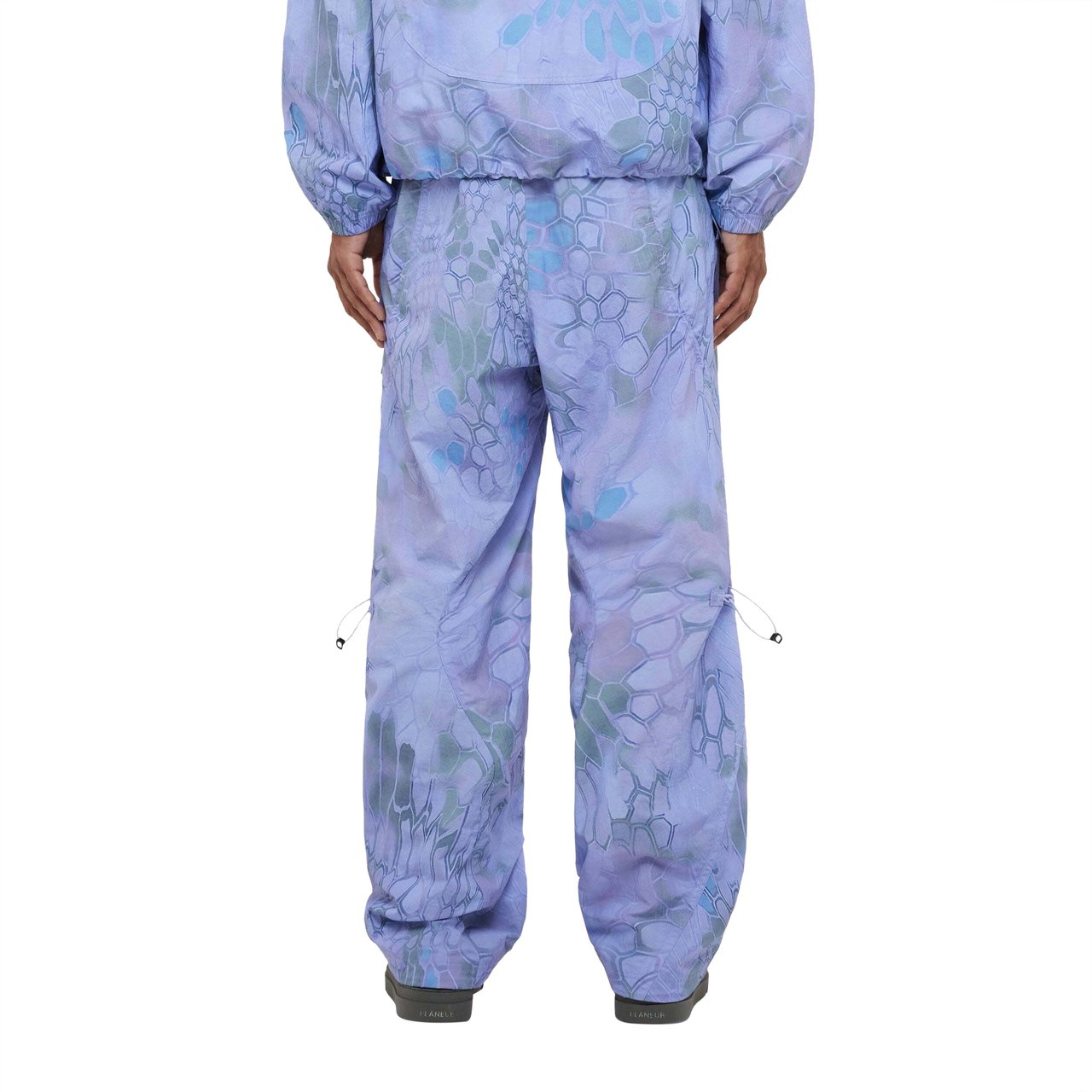 FLÂNEUR Turtle Nylon Trousers | Blue/Purple Blauw