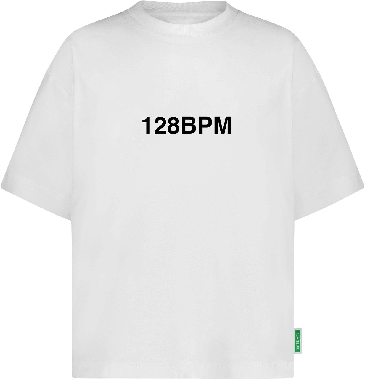 FLÂNEUR 128 BPM T-Shirt | White Wit
