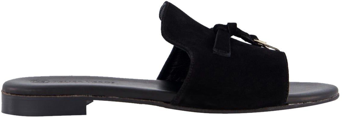 Atelier Verdi Dames Laura Slip On Sandal Black Zwart
