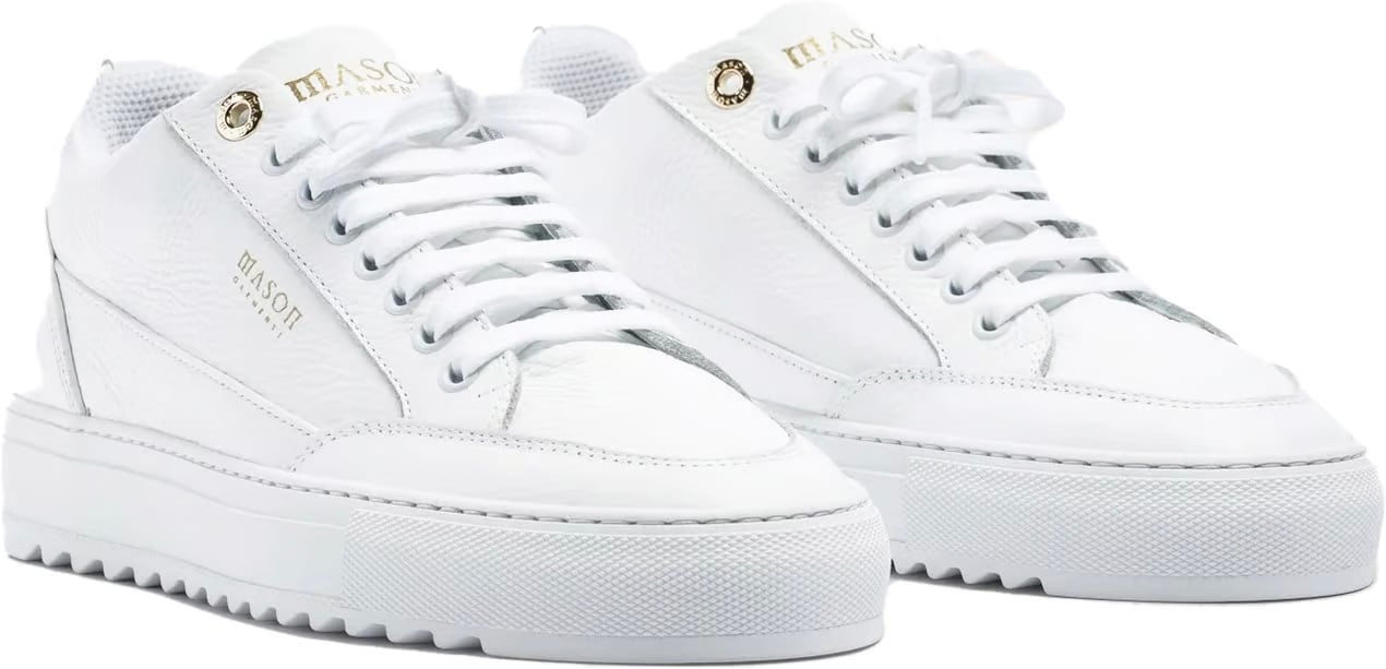 Mason Garments Heren Tia Squali Sneaker Wit Wit
