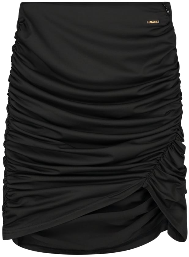 Malelions Malelions Women Drape Skirt Zwart