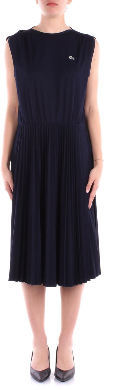 Lacoste Dresses Blue Blauw