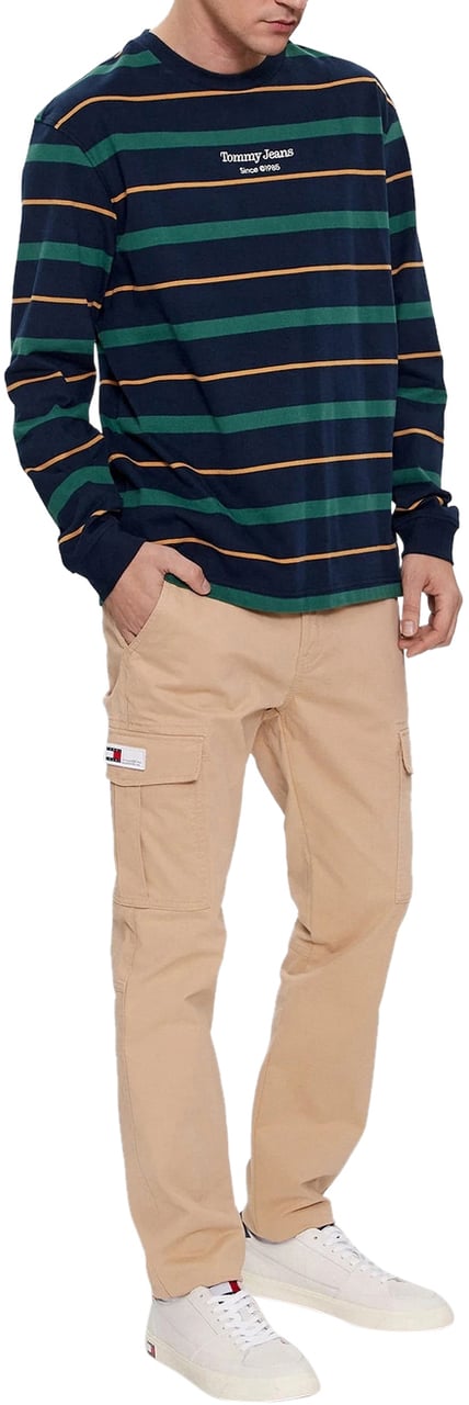 Tommy Jeans Trousers Beige Beige