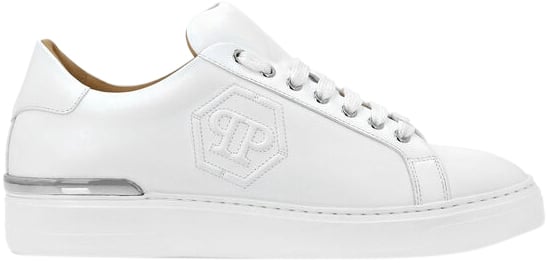 Philipp Plein Hexagon Logo Low-top Sneakers Wit