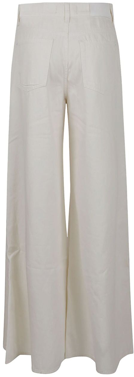 7 For All Mankind Wide leg pants 'Willow' Wit