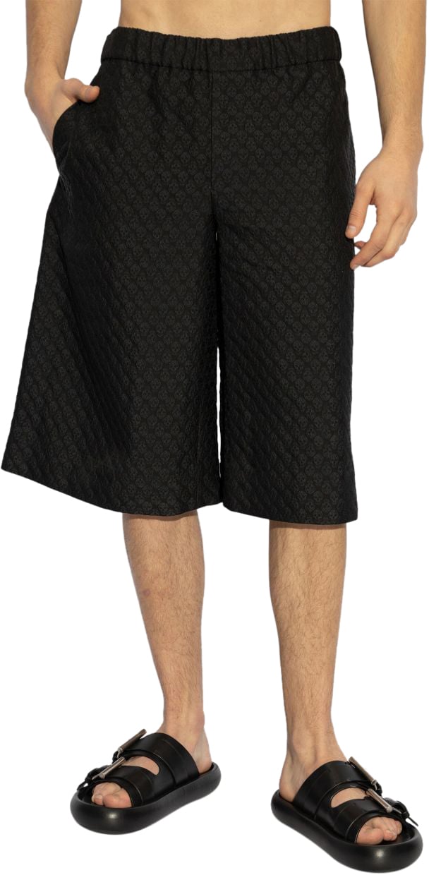 Alexander McQueen Shorts Black Zwart