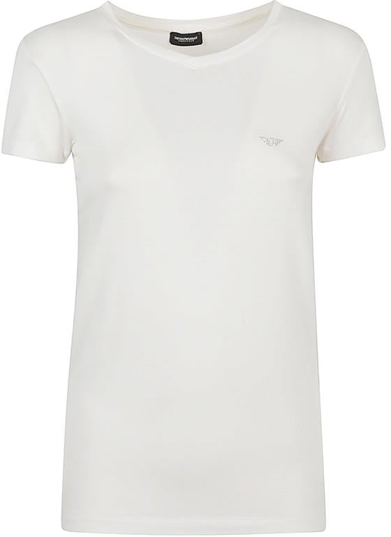 Emporio Armani T-Shirts And Polos White Wit